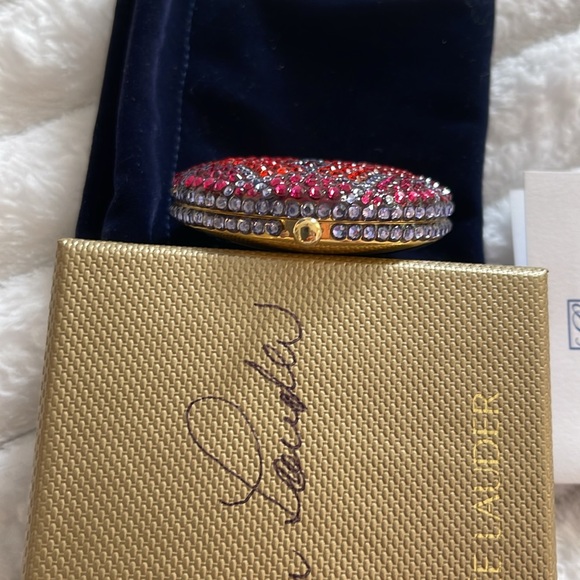 Estee Lauder Ruby Shimmer Lucidity Translucent Pressed Powder Compact NWT - Picture 5 of 10